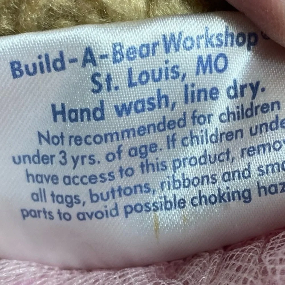 Build A Bear Bear With Build A‎ Bear Dress Stuffed Animal Plush Brown